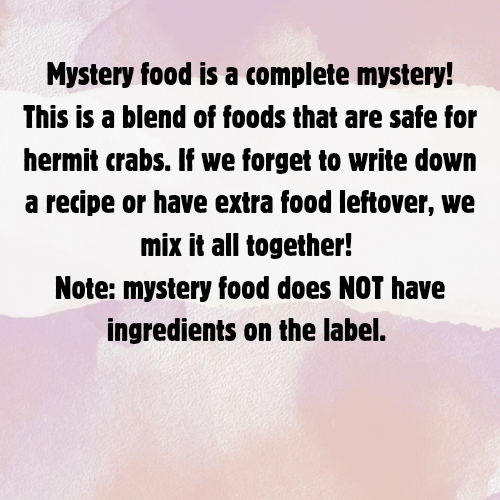 Mystery Food - Hermit Crab Food