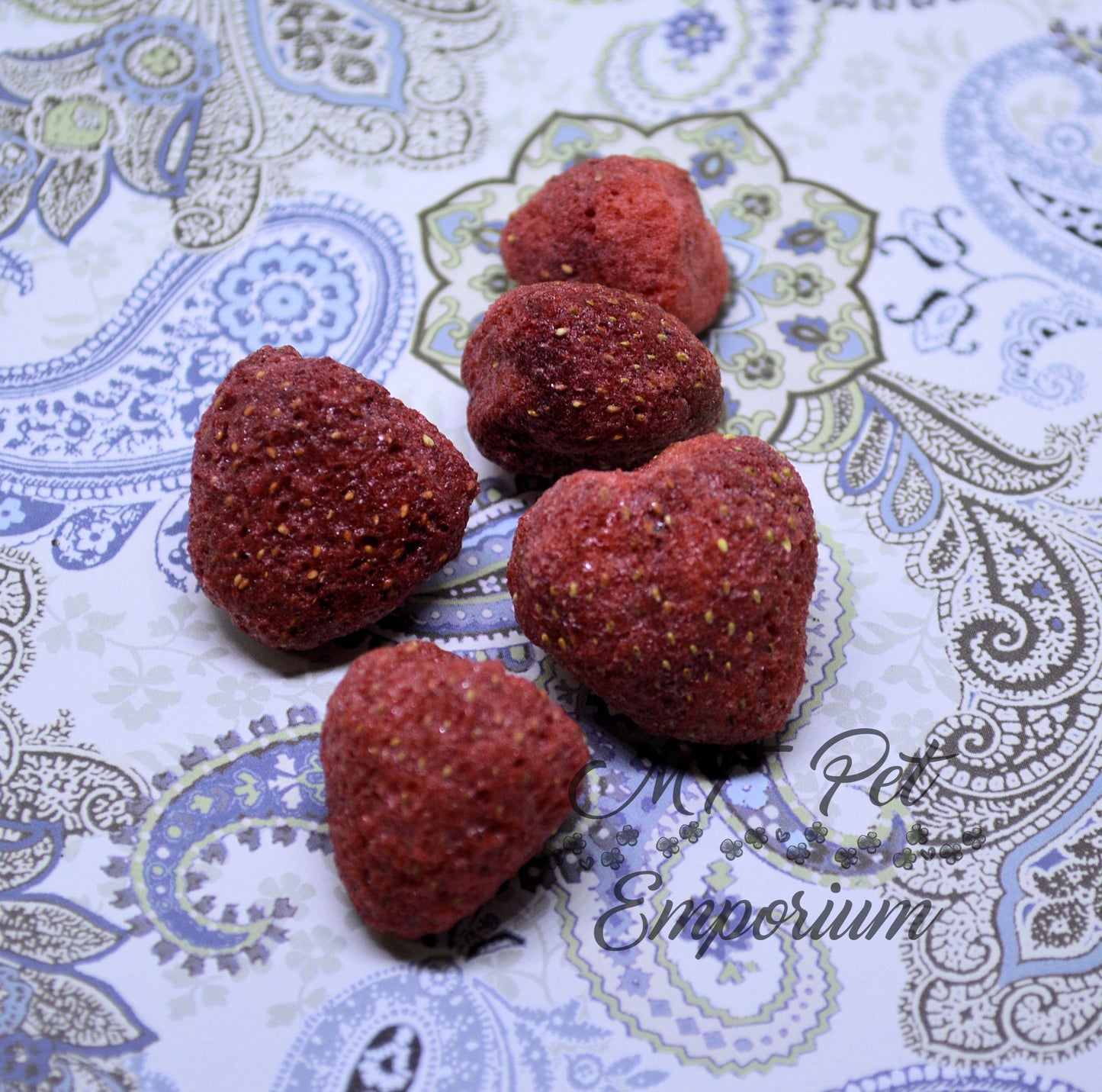 Freeze Dried Strawberries - Hermit Crab Food