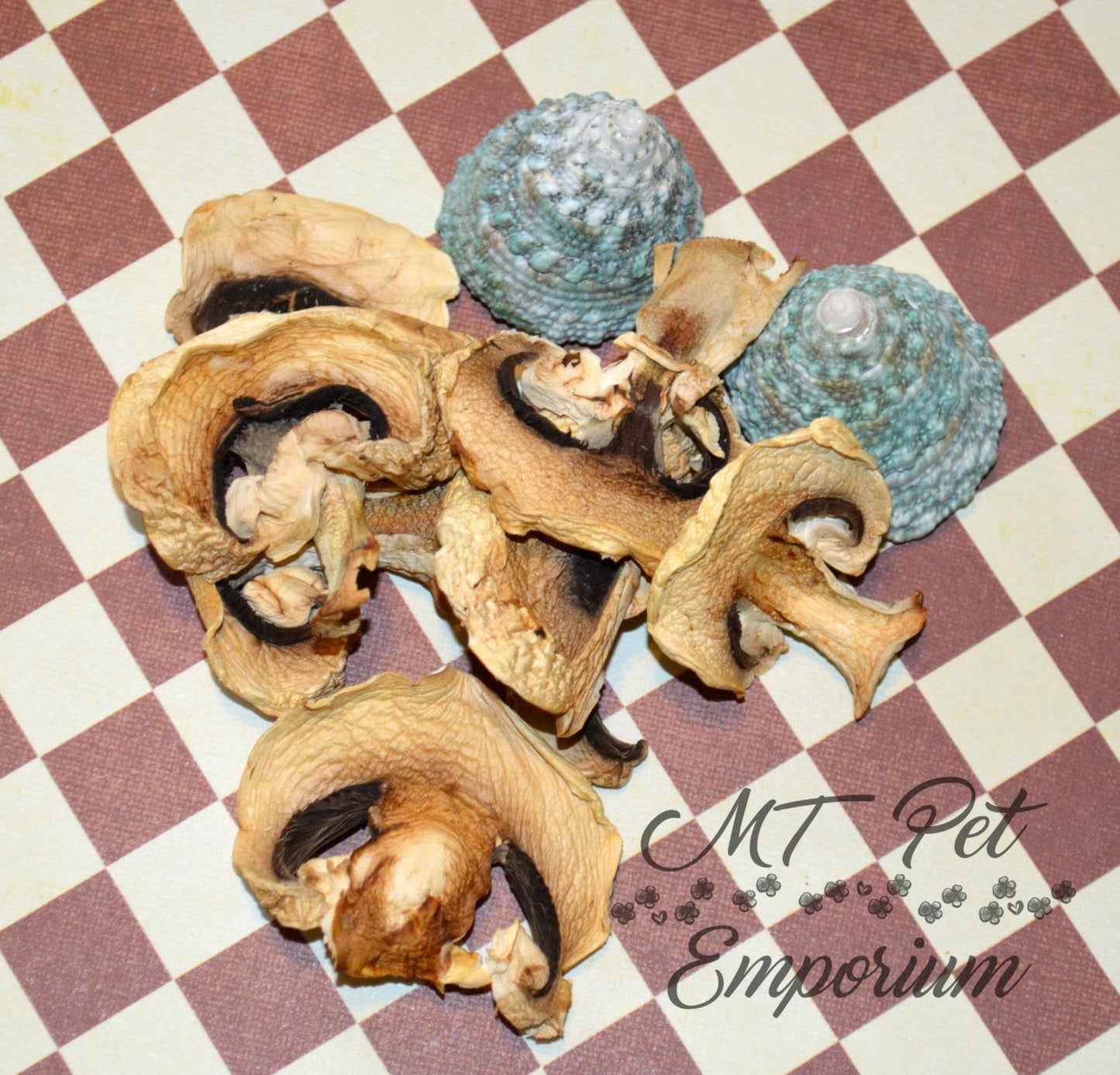 White Mushrooms Slices - Hermit Crab Food