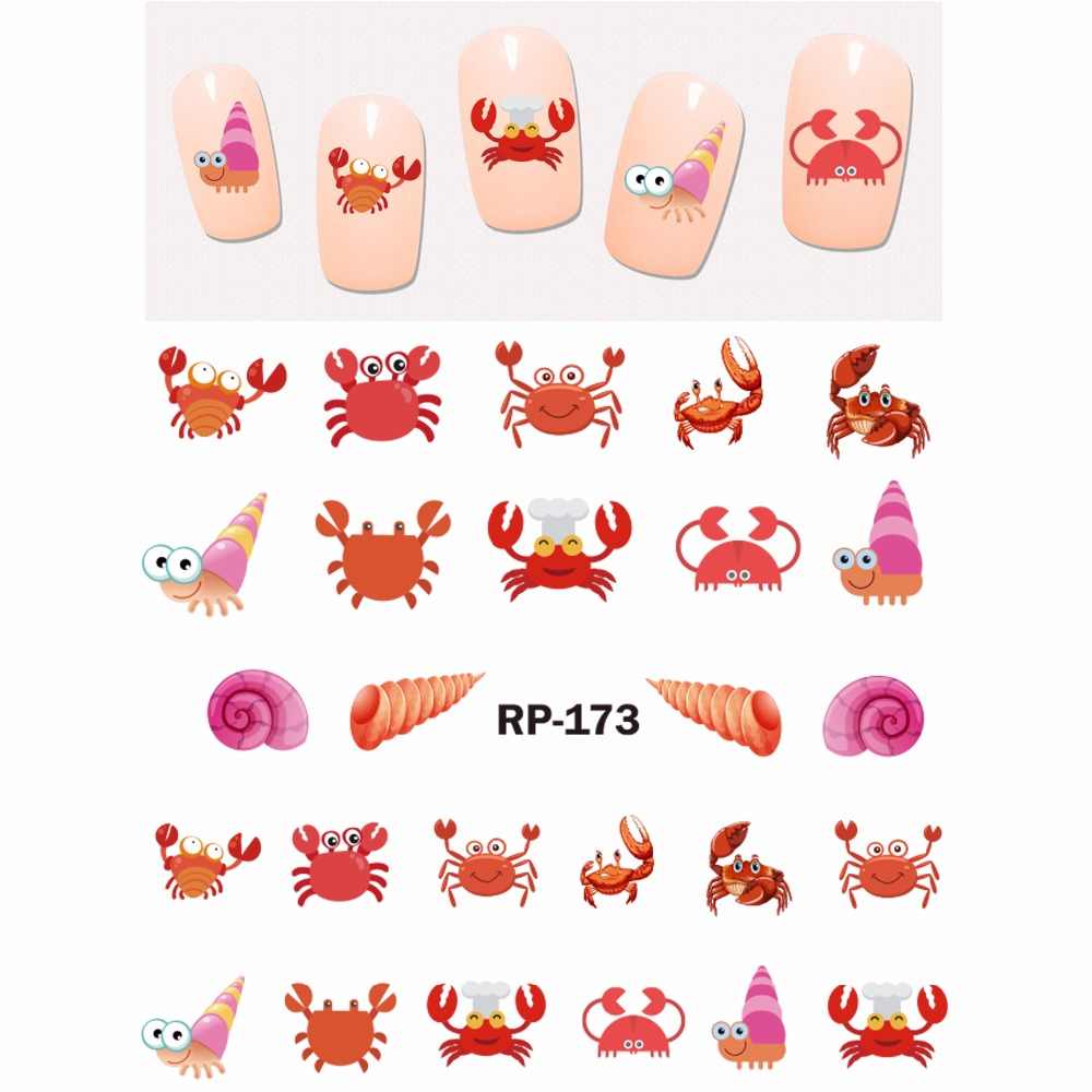 Hermit Crab Nail Decals