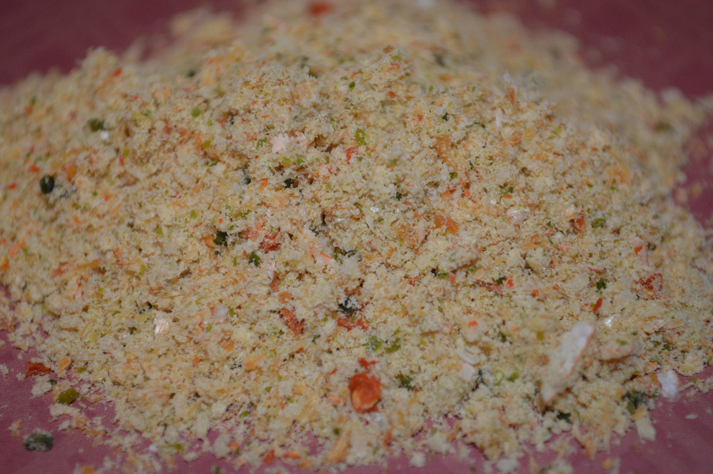 Shrimp and Veggie Dinner - Hermit Crab Food