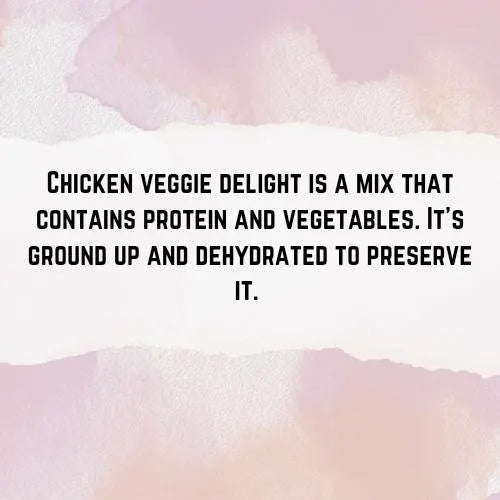 Chicken Veggie Delight - Hermit Crab Food