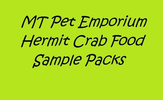 Sample Packs - Hermit Crab Food