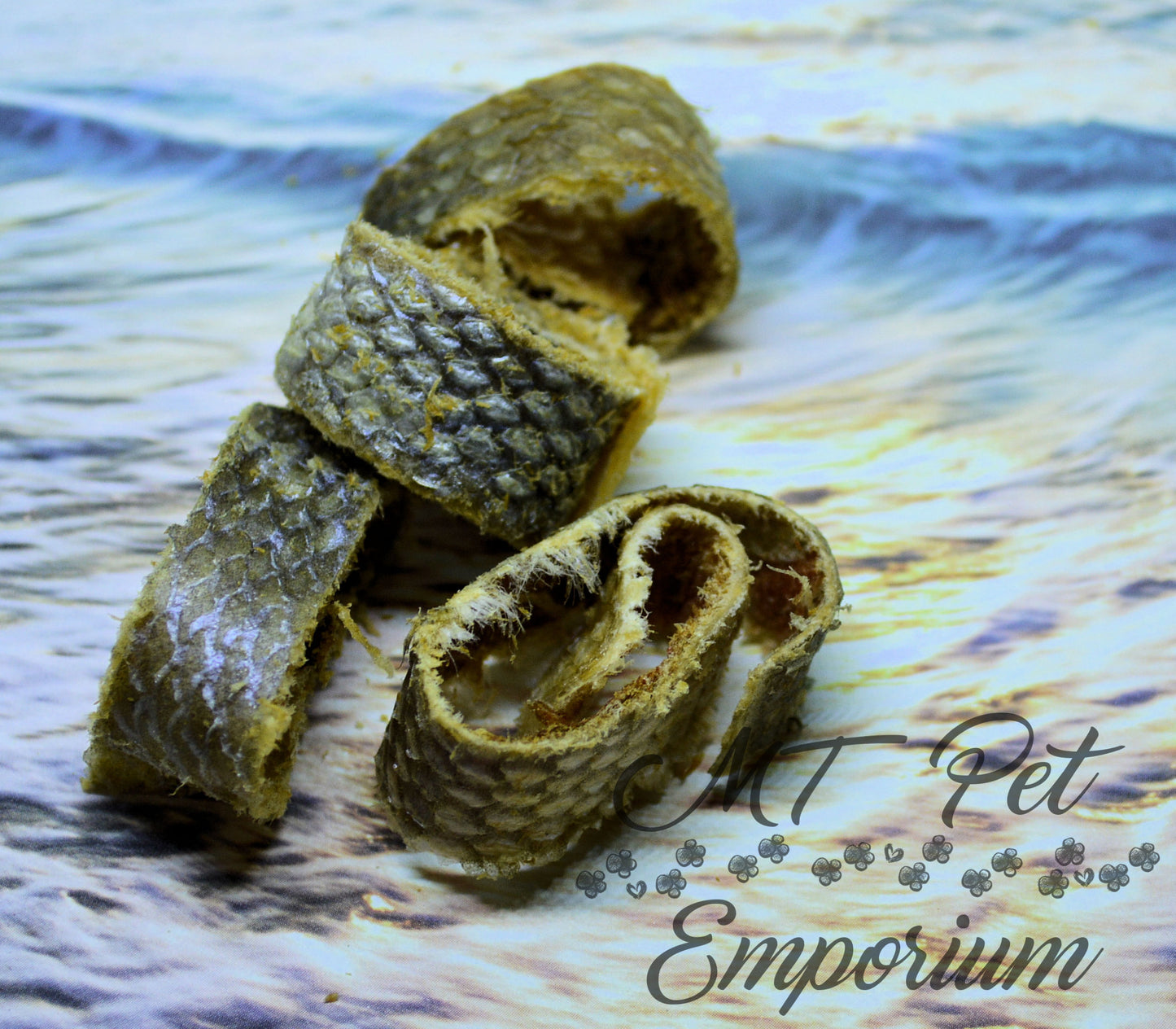 Salmon Pinwheels - Hermit Crab Food