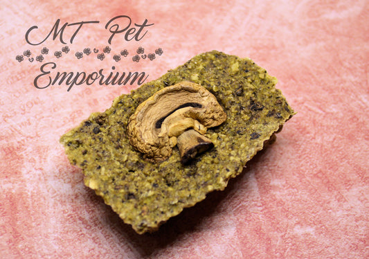 Spicy Steak and Mushroom Loaf - Hermit Crab Food