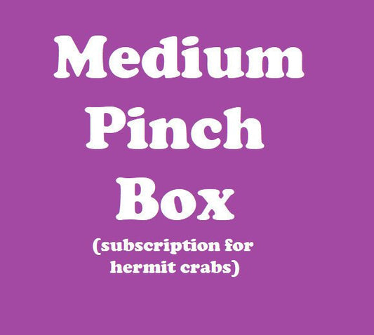 MEDIUM Pinch Box - Monthly Hermit Crab Food Box